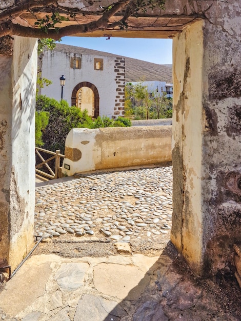 España, Fuerteventura, el pintoresco pueblo de Betancuria