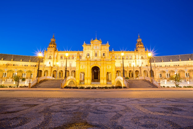 Espana-Piazza in Sevilla Spanien