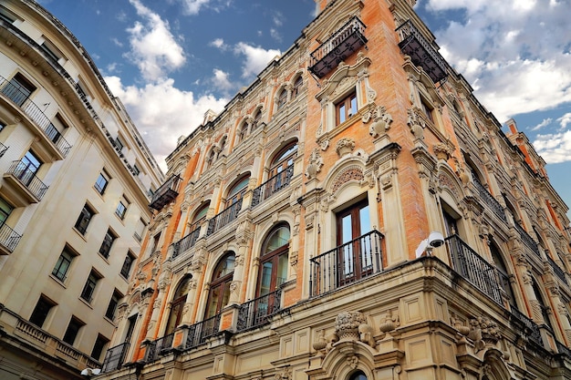 España Sevilla calles y arquitectura en el centro histórico de la ciudad