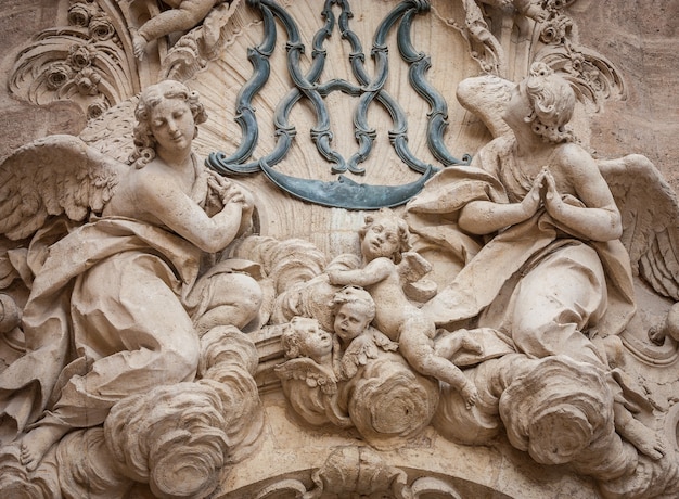 España, Valencia. Detalle de la Catedral - Basílica de la Asunción de Nuestra Señora de Valencia