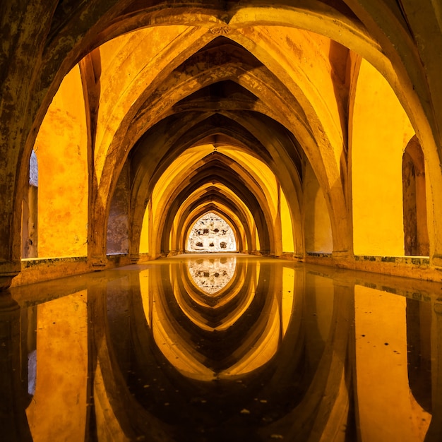 Espanha, Sevilha, Alcázar. Los Banos de Dona Maria de Padilla.