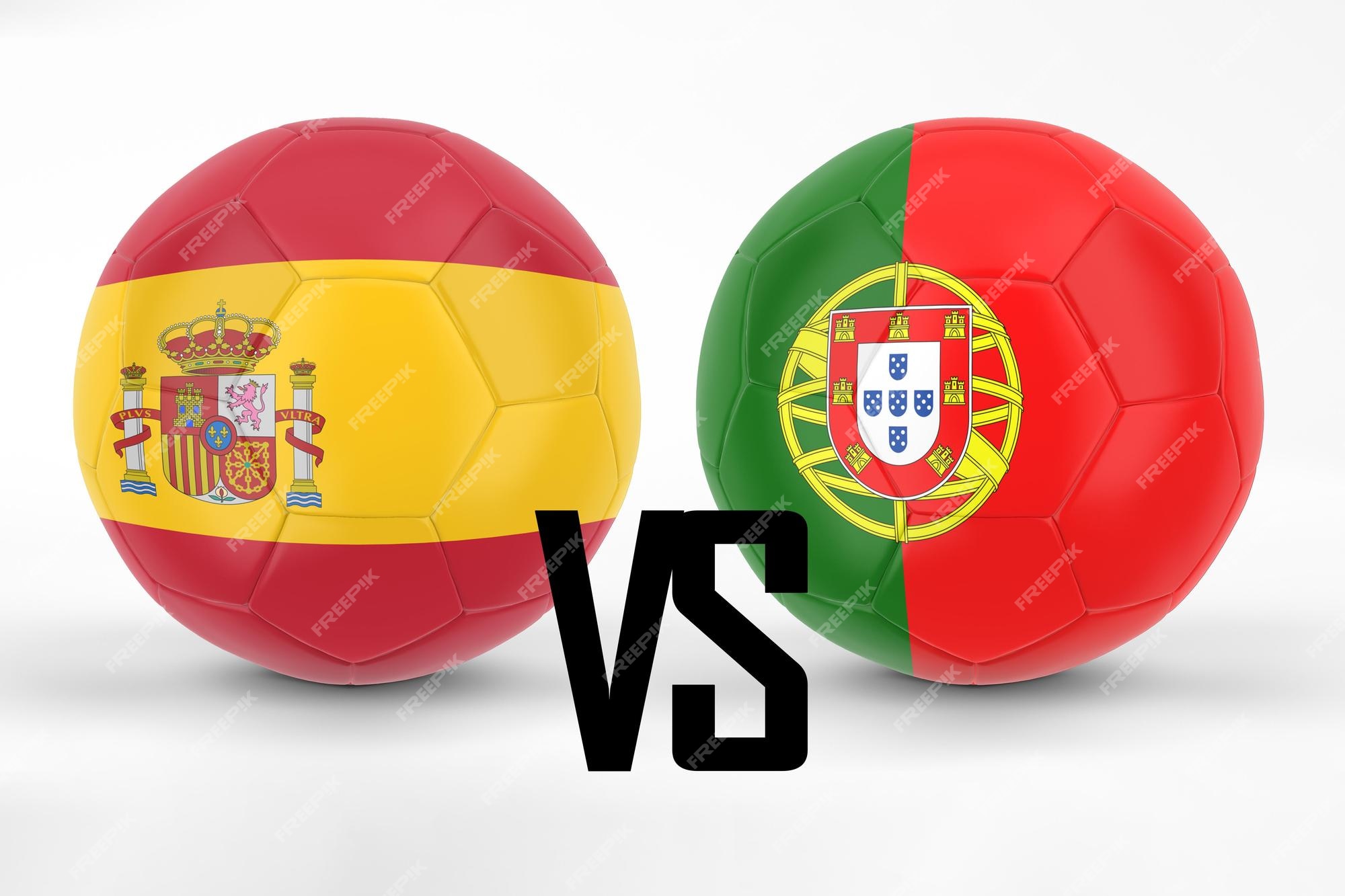 Espanha vs portugal futebol