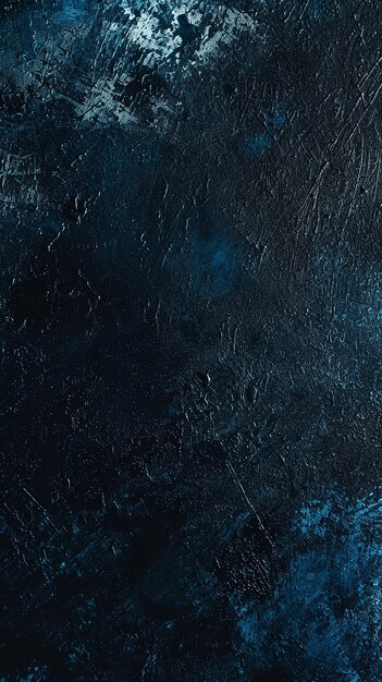 Espazo libre de fondo negro y azul de textura oscura