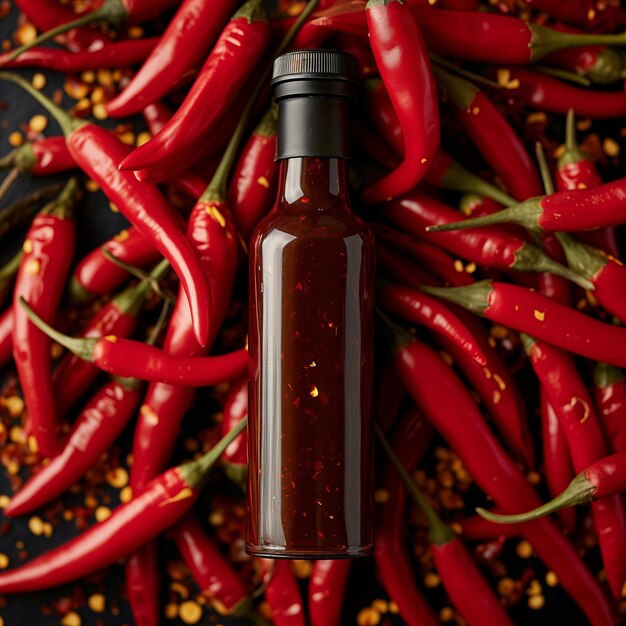 La especia de chile calienta su sabor de suave a salvaje picante picante