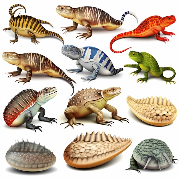 Especies de reptiles animales