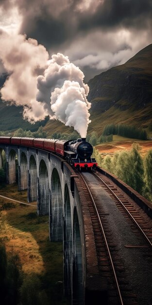 La espectacular aventura del expreso de Hogwarts en el viaducto de Glenfinnan