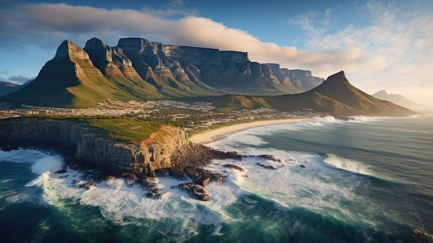 Espectacular costa de Ciudad del Cabo, Sudáfrica