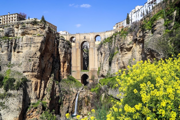 El espectacular Puente Nuevo de la ciudad de Ronda construido entre 1751 y 1793 Ronda Málaga España