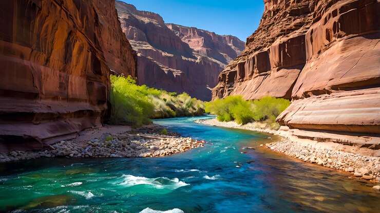 Una espectacular ruta de senderismo por el río a través de un estrecho cañón