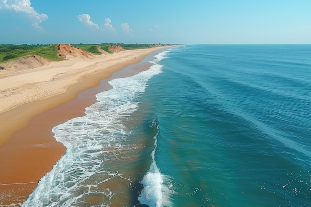 Espectacular vista aérea desde un dron profesional de fotografía