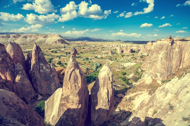 Espectaculares formaciones rocosas en Capadocia