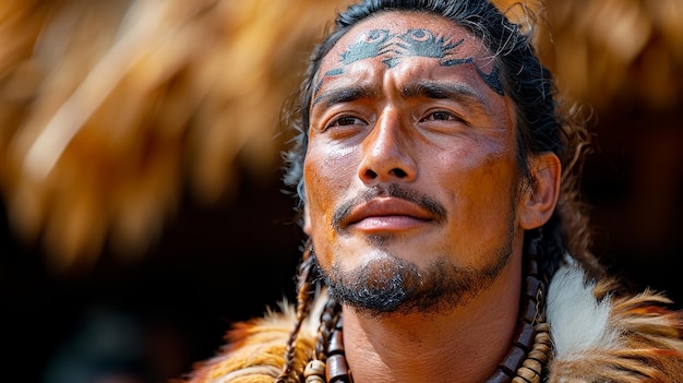 Foto espectáculo cultural tradicional maorí en nueva zelanda