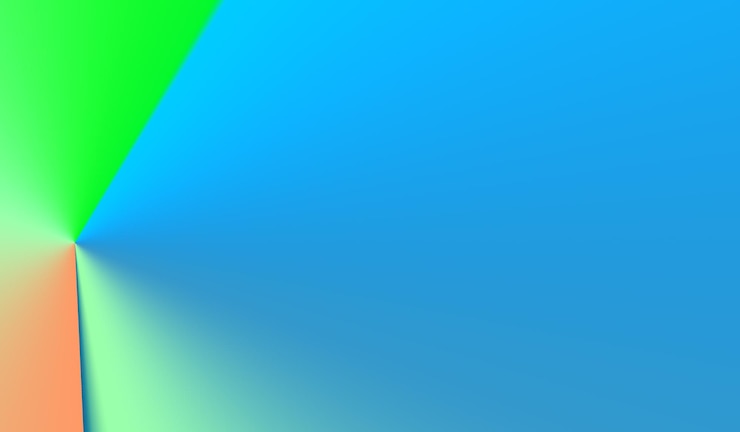 Foto espectro de cores de papel 3d fundo abstrato