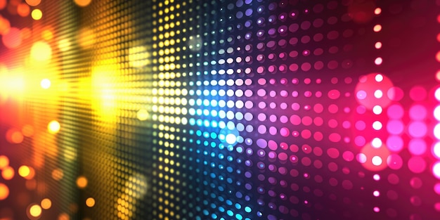 Espectro dinámico de discoteca Equalizador multicolor Fondo con barras iluminadas