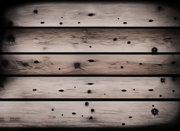 Espeluznante fondo de Halloween con tablas de madera vacías