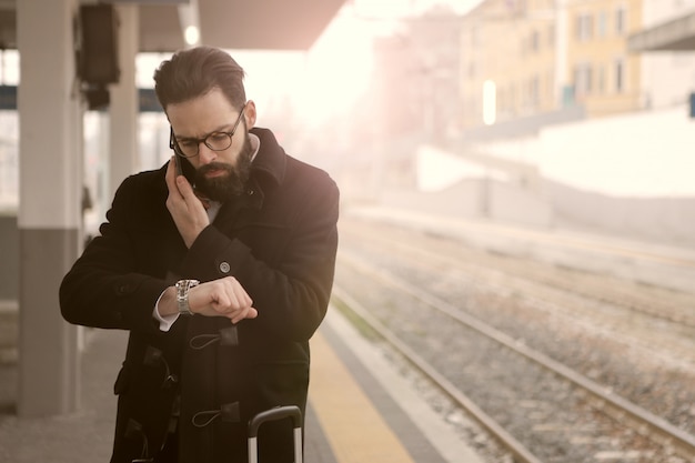 Esperando o trem