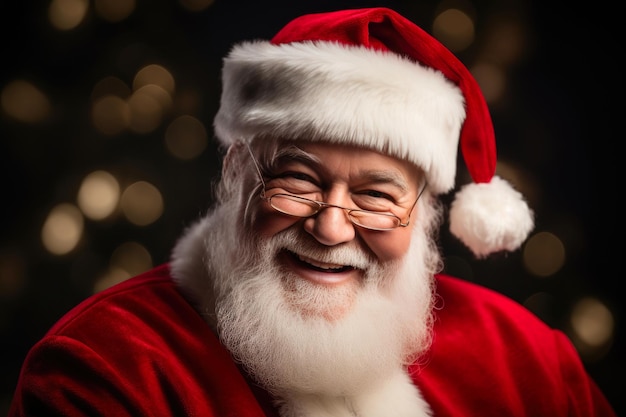 La esperanza de las fiestas Santa Claus contempla el futuro
