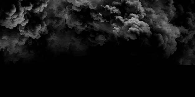 Foto espesa nube de humo o niebla oscuro y de mal humor el humo ocupa la mayor parte del cuadro
