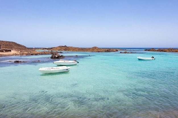 espetacular baía da ilhota de lobos, Fuerteventura