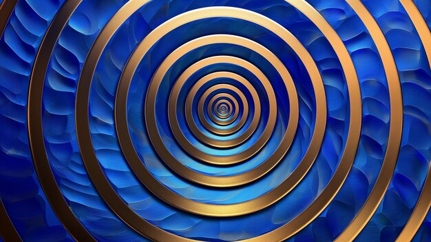 una espiral azul se muestra en esta imagen