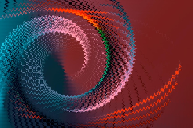 Espiral colorida espiral giratoria circular abstracta