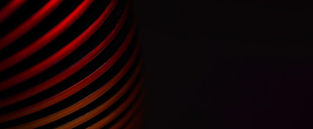 Espiral vermelha criativa, imagem de fundo abstrata