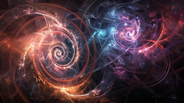 Las espirales danzantes una vibrante armonía