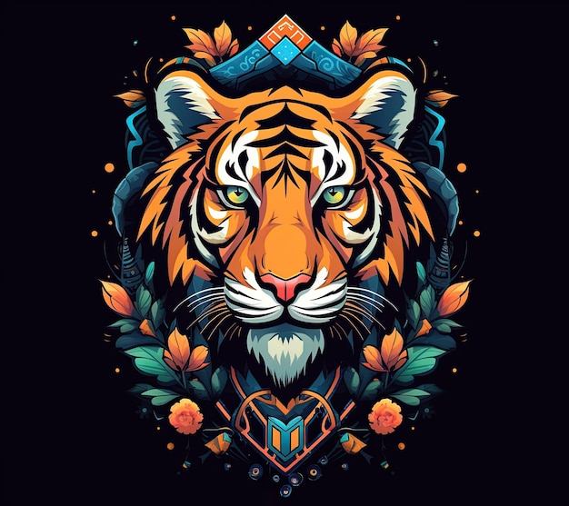 Espíritu tigre diamante pintura arte pintura arte