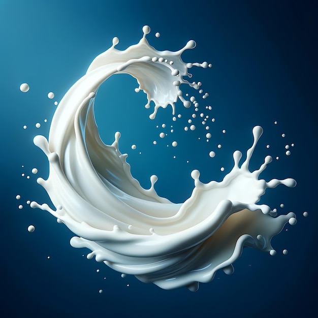 Foto esplanadeira de leite com gotículas