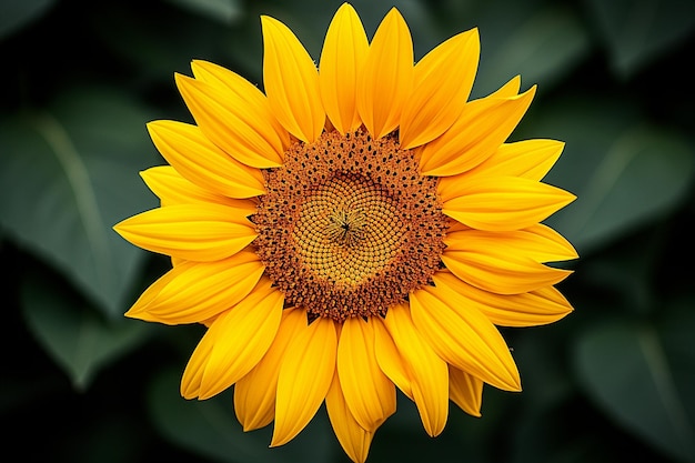 El esplendor del girasol en flor