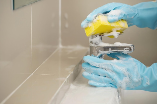 Esponjas Scotch Brite para limpieza de grifos sanitarios baños