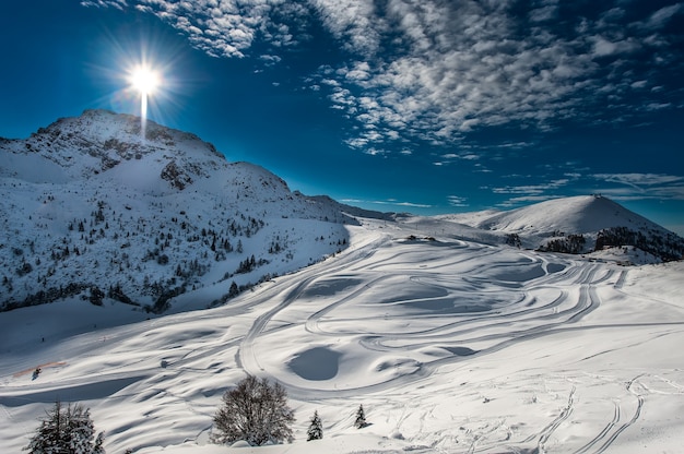 Esquí de fondo en los Alpes italianos