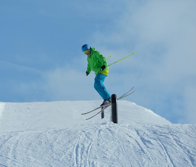 el esquiador