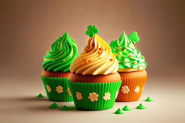 Essen für Kinder, die St Patrick feiern Generative Ai