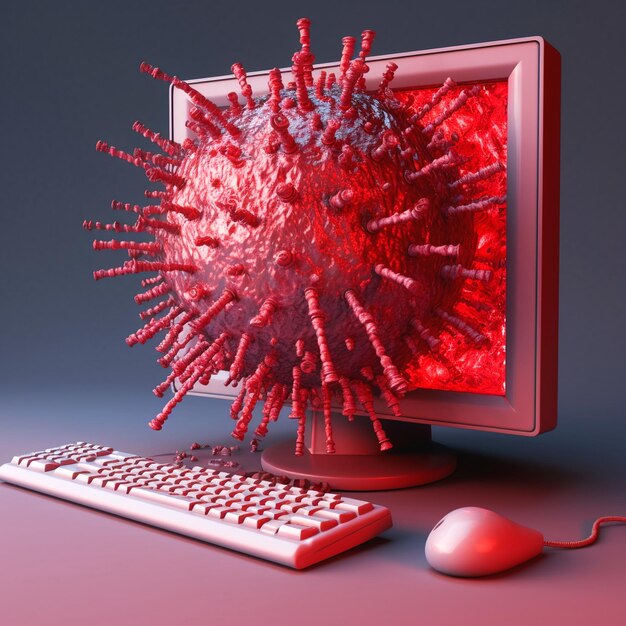 Foto essenz eines virus