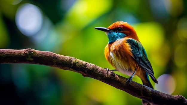 Esta foto captura as maravilhas da vida das aves na natureza A ave é mostrada em seu habitat natural, cercada por uma vegetação exuberante e belas paisagens É um lembrete da beleza e da diversidade da vida