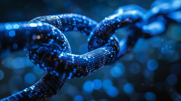 Se está generando y almacenando de forma segura una clave de cifrado de cadena de bloques que destaca el papel crítico de la cifrado en la garantía de la seguridad de los datos en la cadena de bloqueos