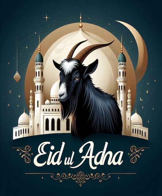 Esta imagem é criada para eventos islâmicos como o Eid ul Adha