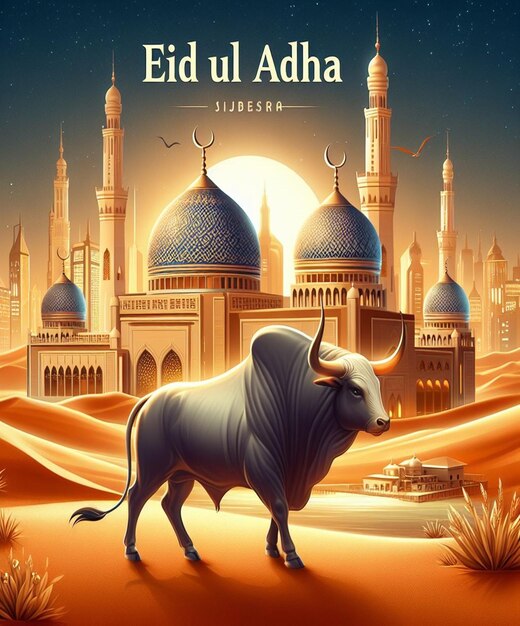 Esta imagem é criada para eventos islâmicos como o Eid ul Adha