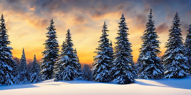 Esta paisagem de inverno é um banquete visual para quem aprecia a beleza da natureza