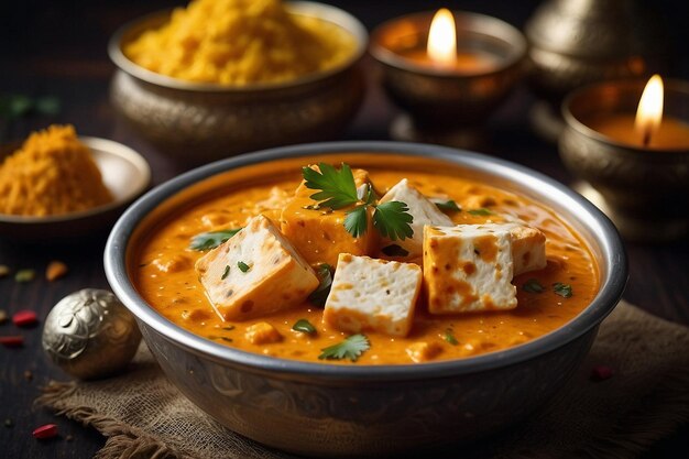 Establecimiento festivo de Shahi Paneer