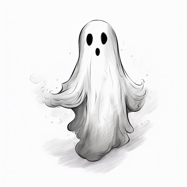 Foto la estaca del patio fantasma una criatura aterradora johanna parker halloween boo calabaza fantasma