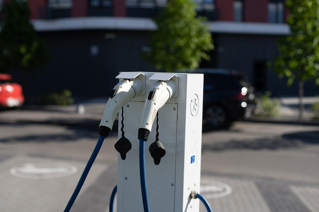 estação de carregamento de carro elétrico, carregamento de carro elétrico.