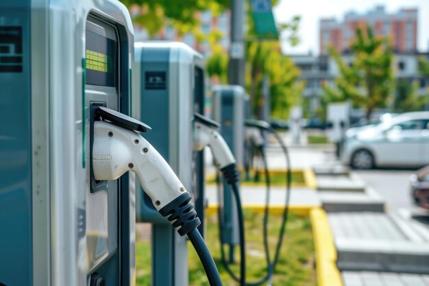 Estação de carregamento de veículos elétricos para carregamento de baterias de EV Plug para carros com motores elétricos