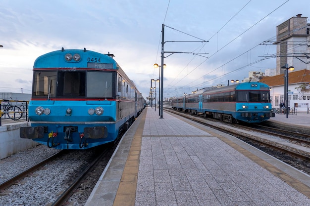 Estação de comboios na cidade de Faro