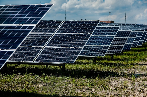 estação de energia solar