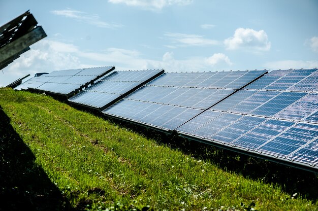 Estação de energia solar