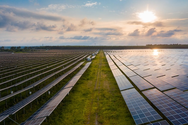 Estação de energia solar