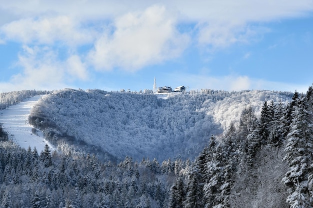 Foto estação de esqui jaworzyna krynicka