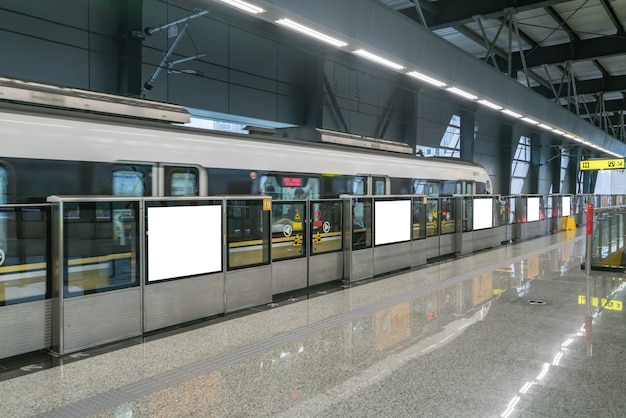 Estação de metrô em chongqing, china